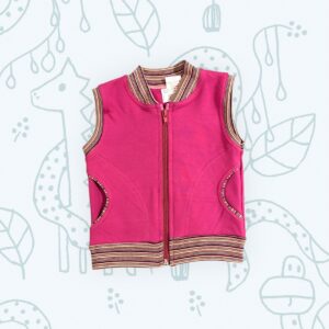 Mellény pamut, lilásmályva