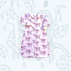 Hálózsák  pamut,hosszú ujjú virágos