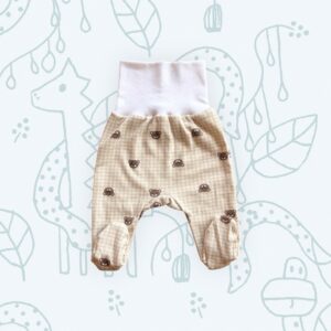 Pamut talpasnadrág mintás,polka kockás macifej