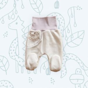 Plüss  talpasnadrág, nyers hintapaci