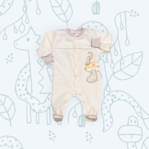 Pamut rugdalózó, hosszú ujjú nyers manó gombán