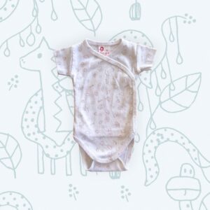 Body réklis rövid ujjú ,barna maci mintás