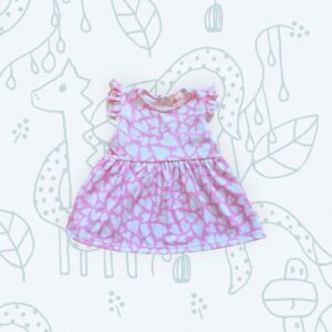 Ruha, polka pink szivecskék