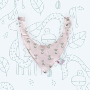 Patentos nyálkendő, polka rózsa róka