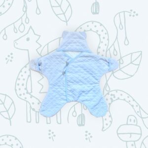 Csillag Pati Flannel-sherpa világoskék