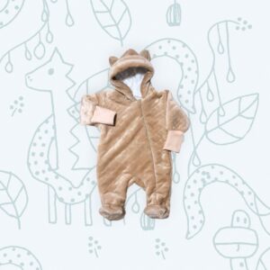 Flannel-sherpa barna overál